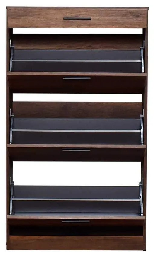 Pantofar Adore, 3 compartimente, capacitate 18 perechi incaltaminte, 75 x 128 x 29 cm