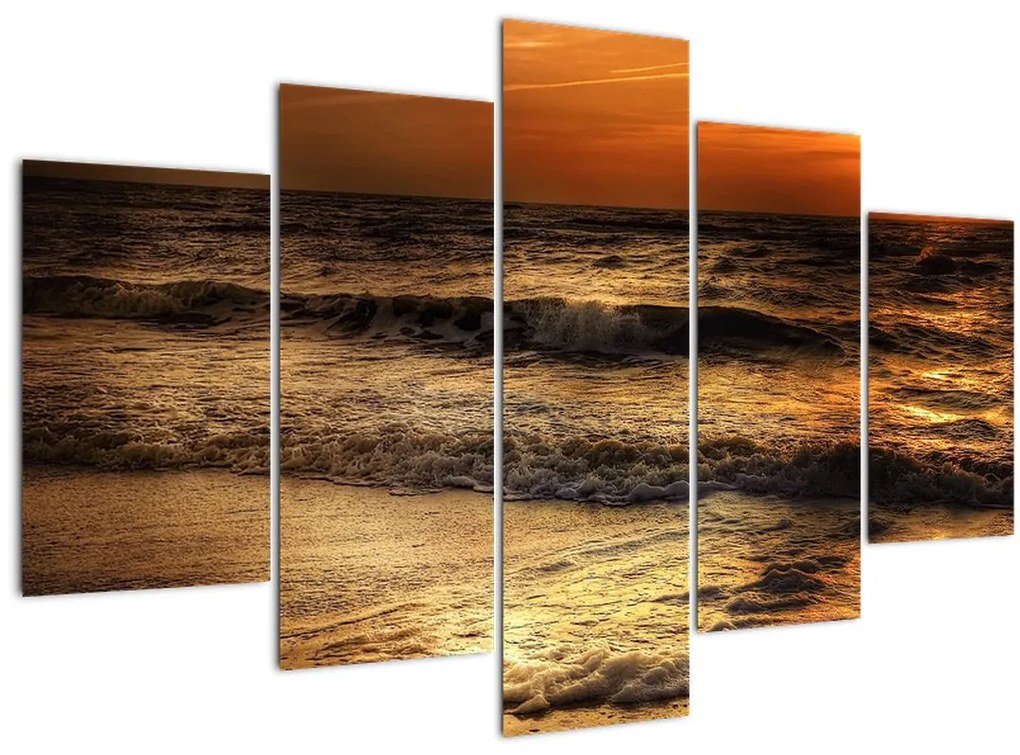 Tablou - Valuri la mal (150x105 cm)