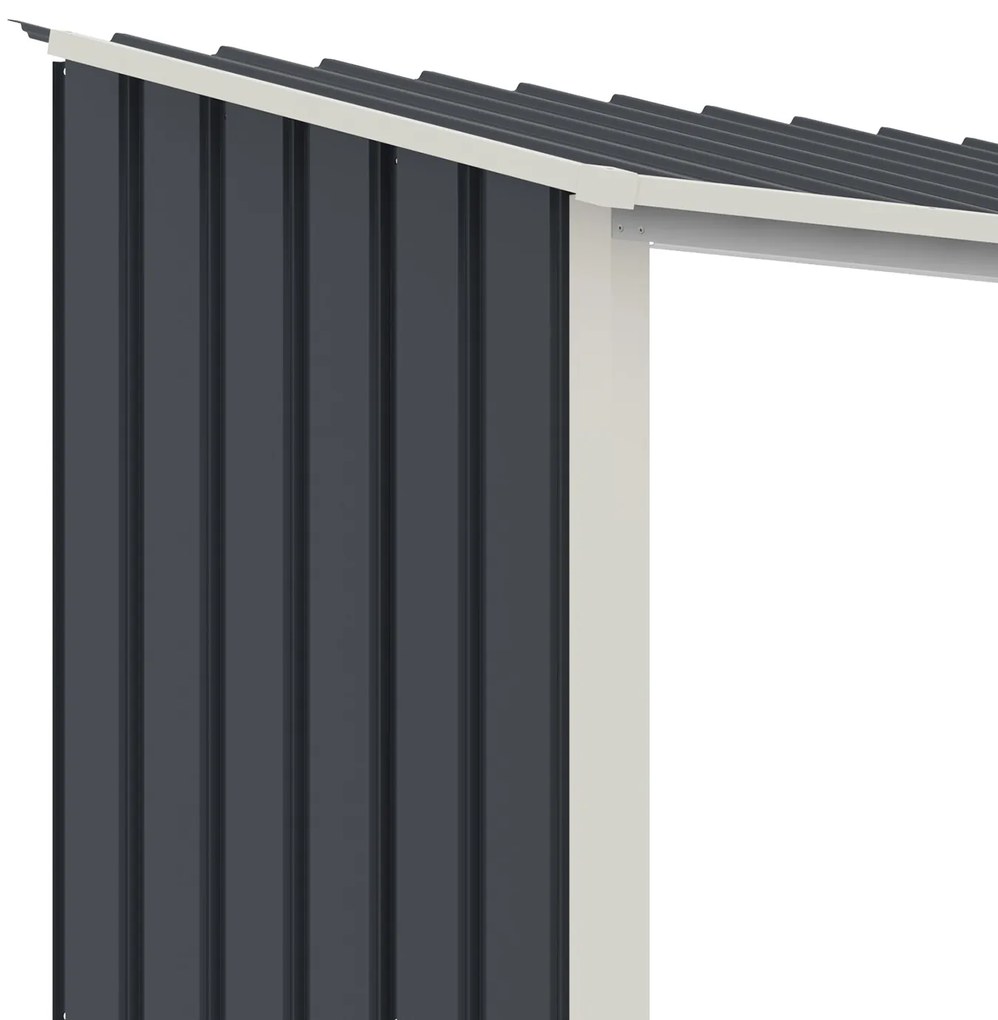 Magazin pentru lemne pentru casa metalica XL
