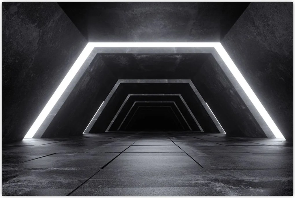 Tablou - Tunel futurist (90x60 cm)