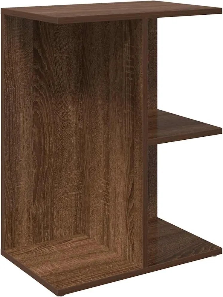 vidaXL Noptiera Stejar maro 46,5x29x61 cm Lemn prelucrat