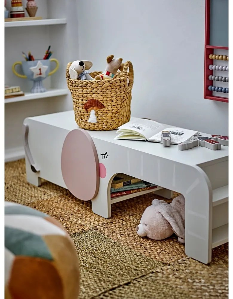 Coșuri de jucării pentru copii în culoare naturală 2 buc. din zambilă de apă ø 32x32 cm Agnes – Bloomingville Mini