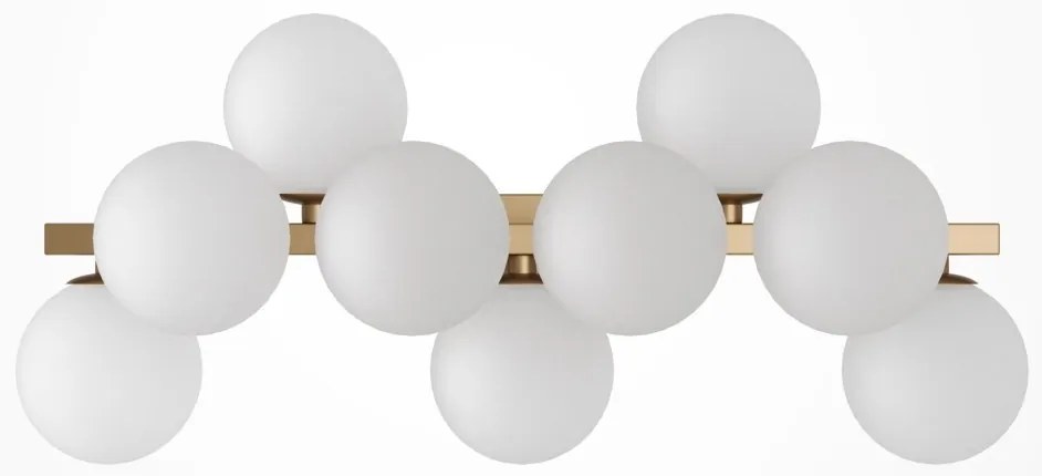 Aplica perete moderna design deosebit Dallas 9 alama/ alb