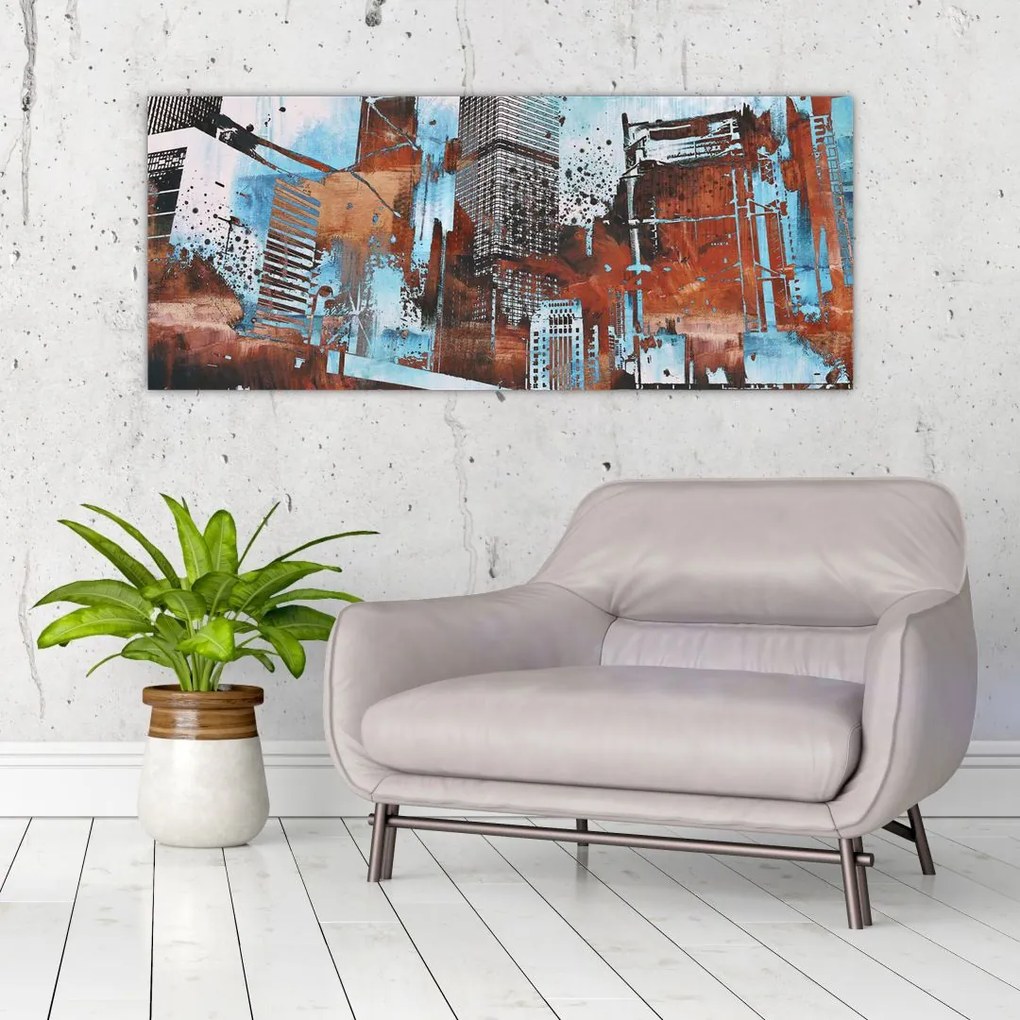 Tablou - Zgârie-nori (120x50 cm)