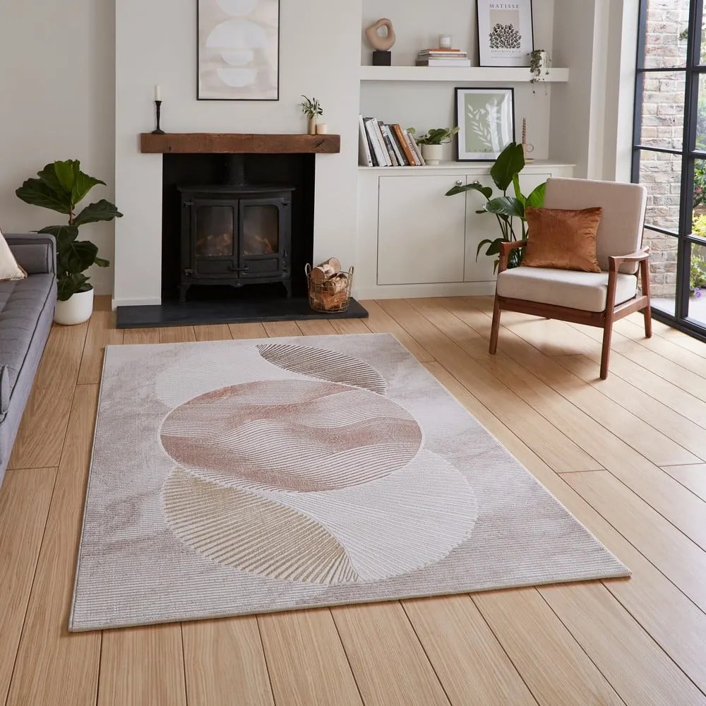 Covor roz/crem 160x230 cm Creation – Think Rugs