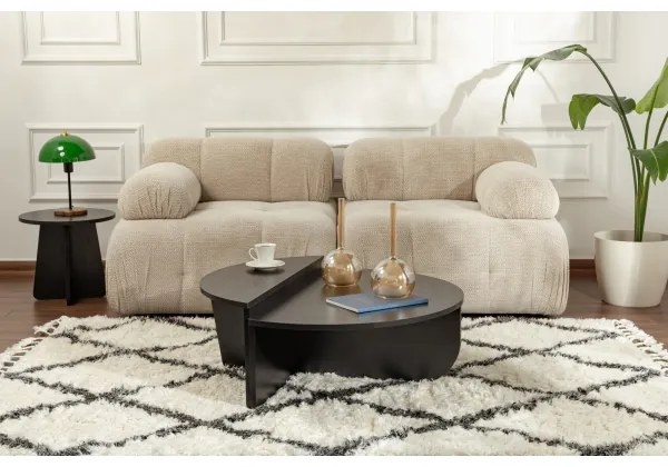 SET 2x măsuță de cafea ORION negru