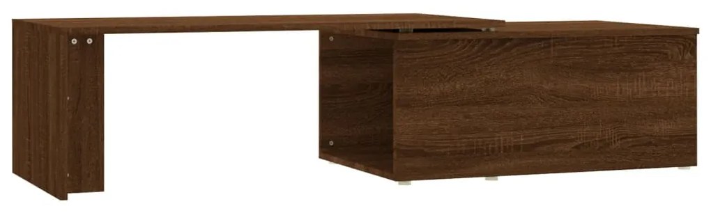 815470 vidaXL Măsuță de cafea, stejar maro, 150x50x35 cm, lemn prelucrat