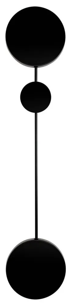Aplica de perete LED design ambiental SHADOW 2S negru