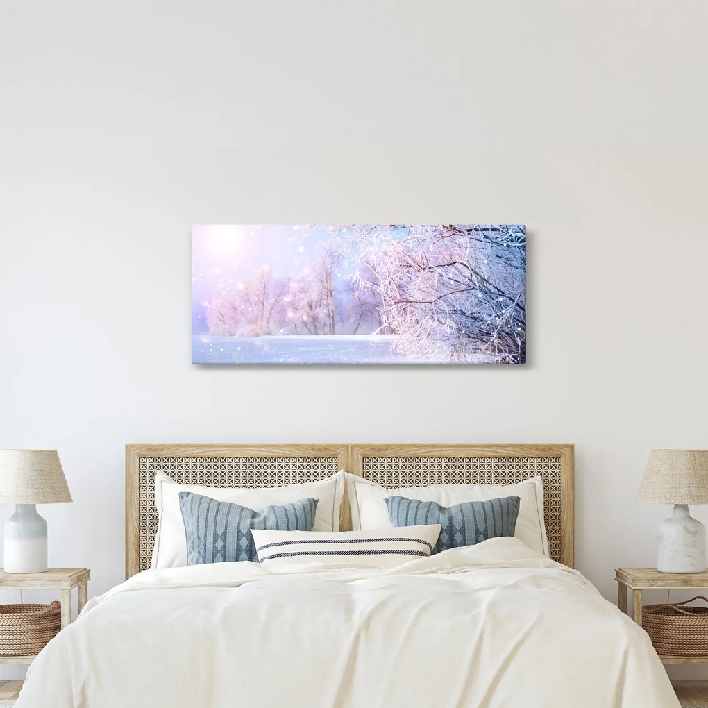 Tablou - Iarna geroasă (120x50 cm)
