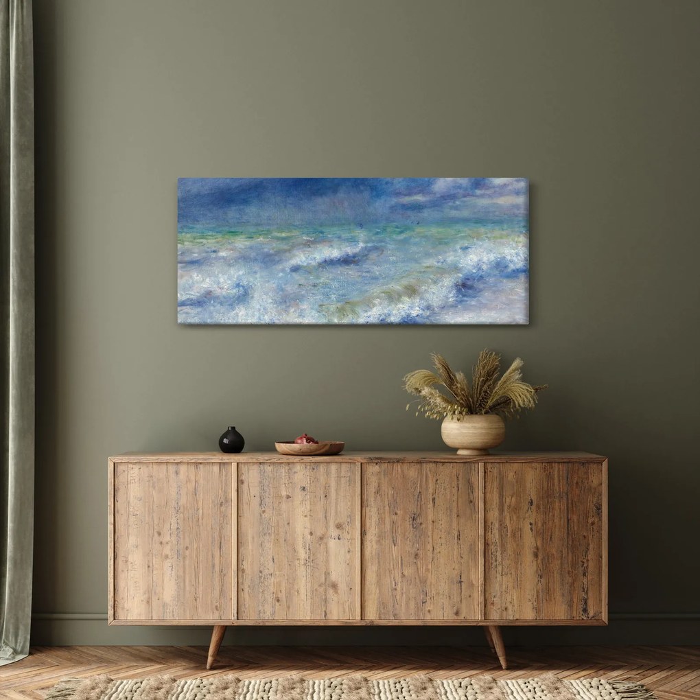 Tablou - Pierre-Auguste Renoir, Seascape, reproducere (120x50 cm)