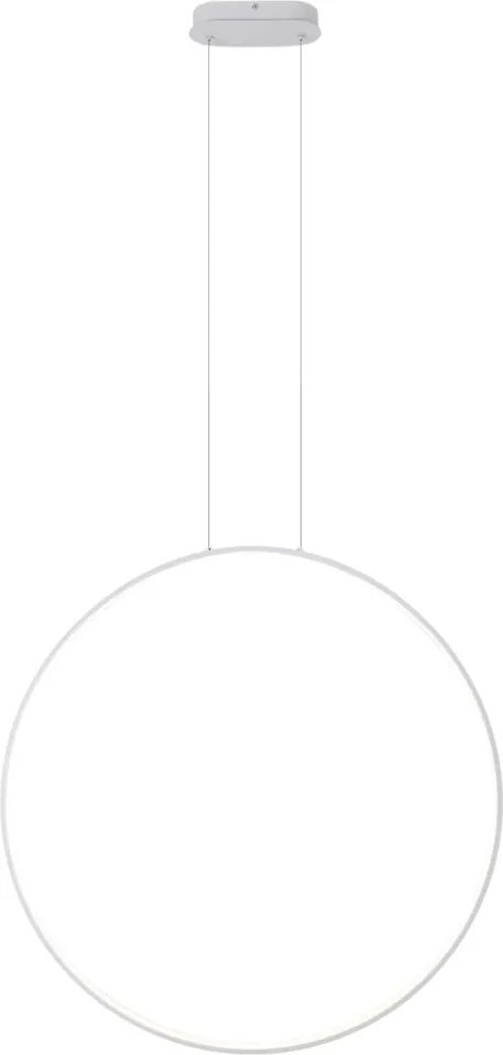 Lustra circulara LED IP44 diametru 80cm Visual alb