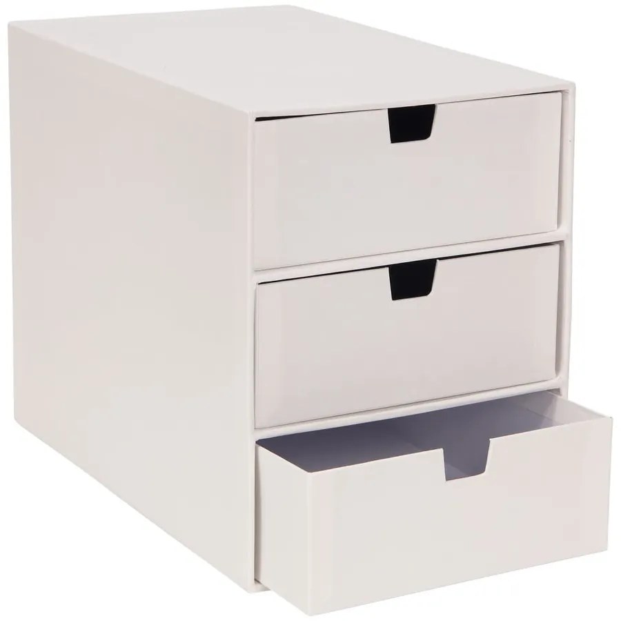 Cutie cu 3 sertare Bigso Box of Sweden Ingrid, alb