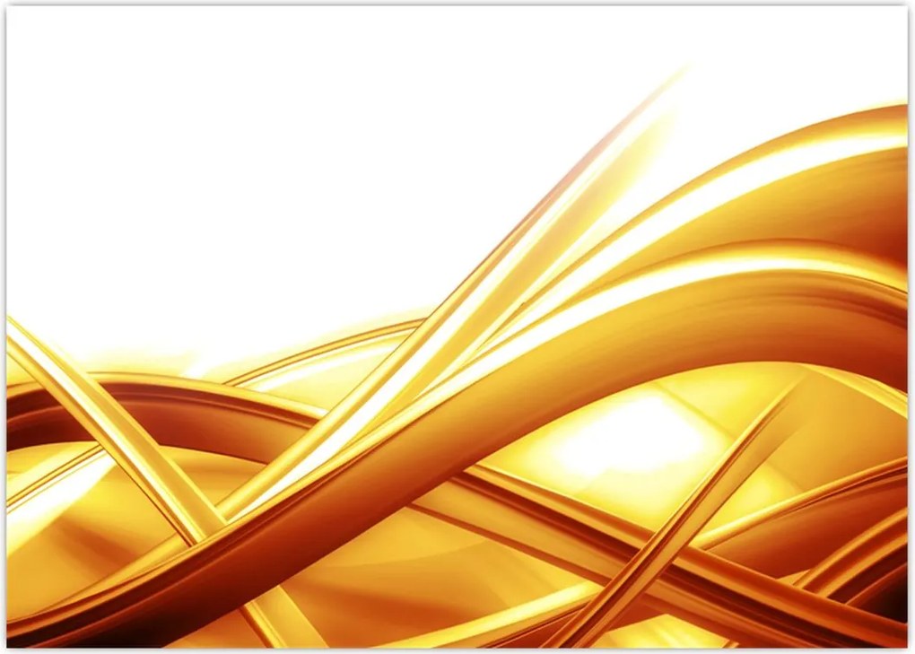 Tablou - Abstrac galben (70x50 cm)