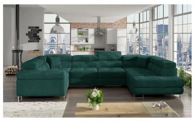 Colțar Letto 202cm verde