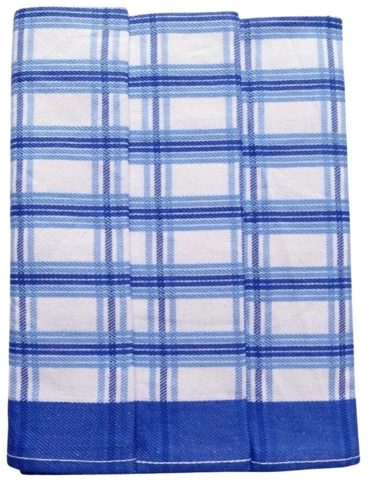 Prosop de bucătărie în carouri Egypt – Set 3 bucăți