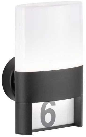 Număr LED de casă DIEGO LED/10,5W/230V 3000K IP54 Wofi 12227