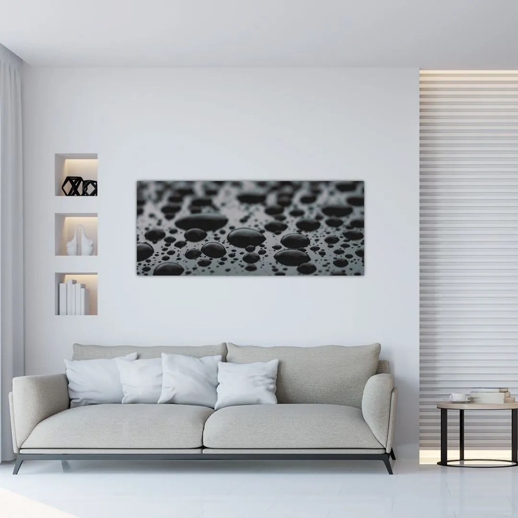 Tablou cu picături de apă (120x50 cm)