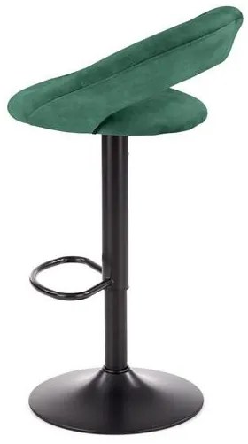 Scaun de bar H102 velvet verde