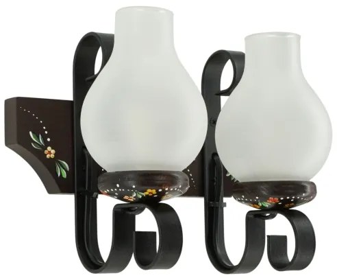 Brilagi - Aplica de perete QUEEN 2xE14/40W/230V fag/wenge