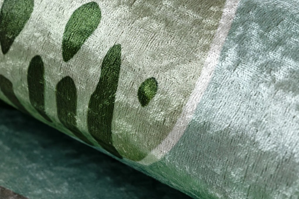 BAMBINO 61550 covor lavabil Pădure, străzi, munți pentru copii anti-alunecare - verde / gri
