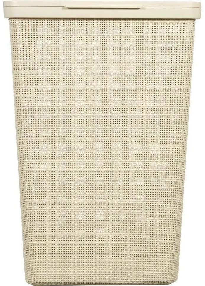 Curver Coș pentru rufe murdare Jute 58 l, bej