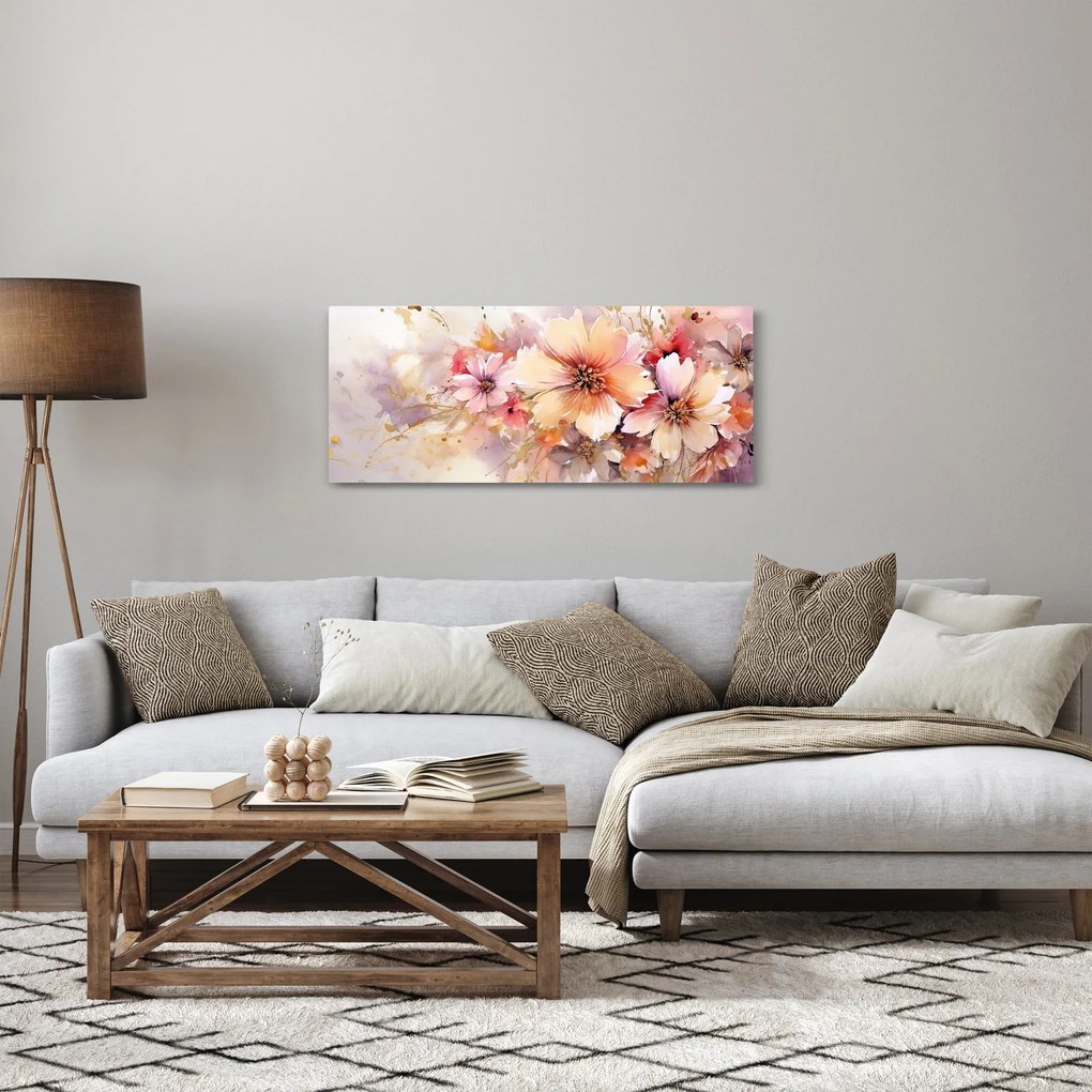 Tablou - Flori (120x50 cm)