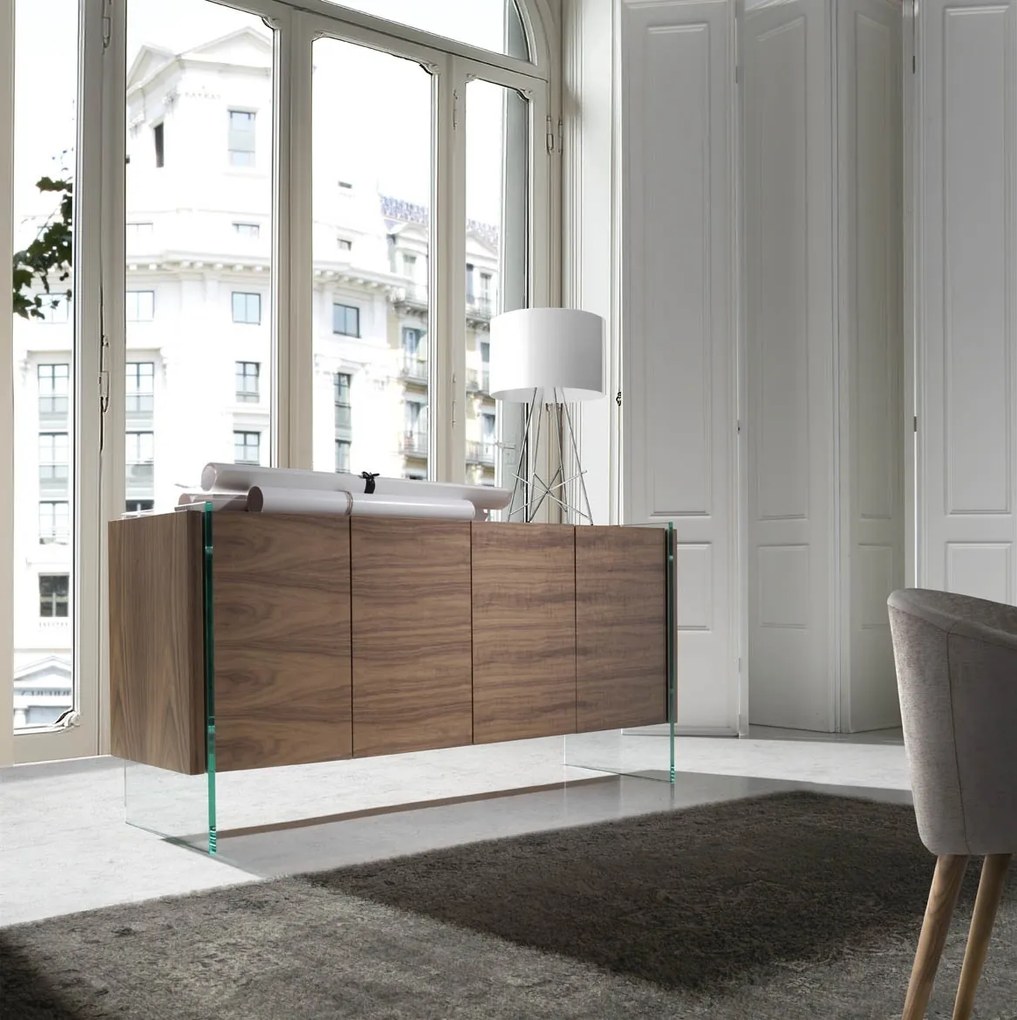 Comoda eleganta design deosebit Aurore AC-MI1319A-NOGAL