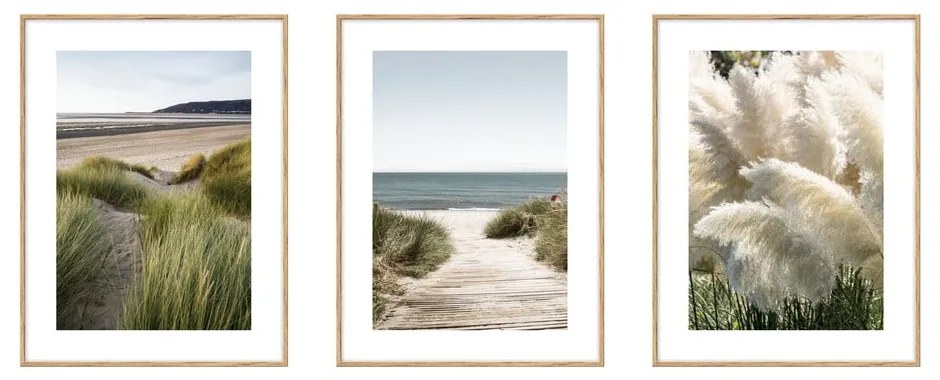 Tablouri 3 buc. 30x40 cm Beach – knor