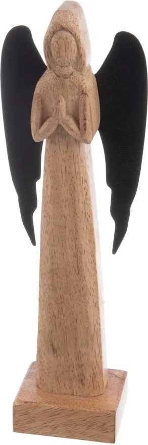 Statuetă din lemn (înălțime 27 cm) Angel – Orion