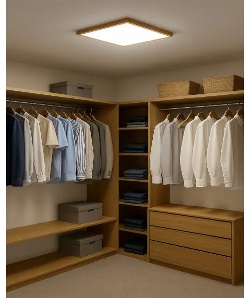 Plafonier LED, 40W, 230V, 3000/4000/6500K, 50x50 cm, bej