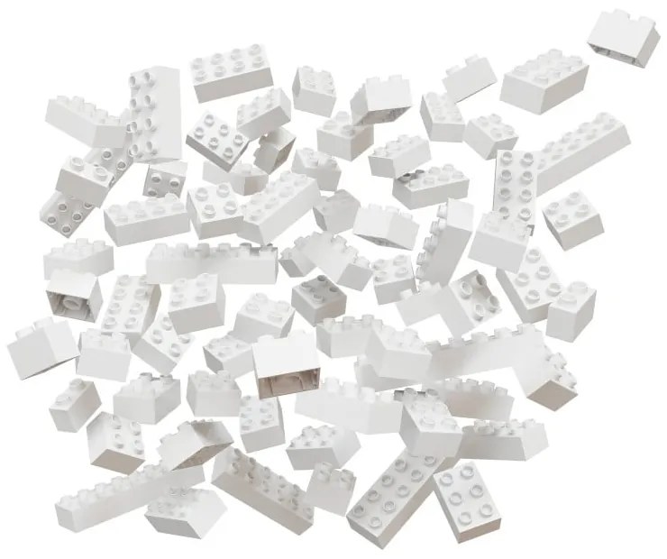 Set cuburi de construit Hubelino Snow, 120 piese