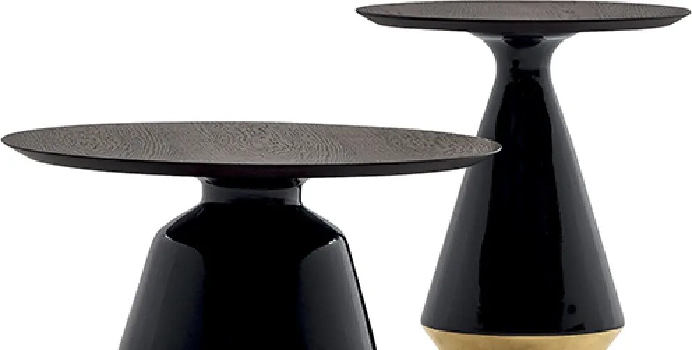 Masuta Living design LUX din ceramica si lemn Amira, 61cm