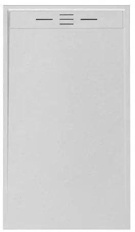 Cadita Baie Din ABS , Smack , 100x70 Cm, Cu Sifon, Alb LS