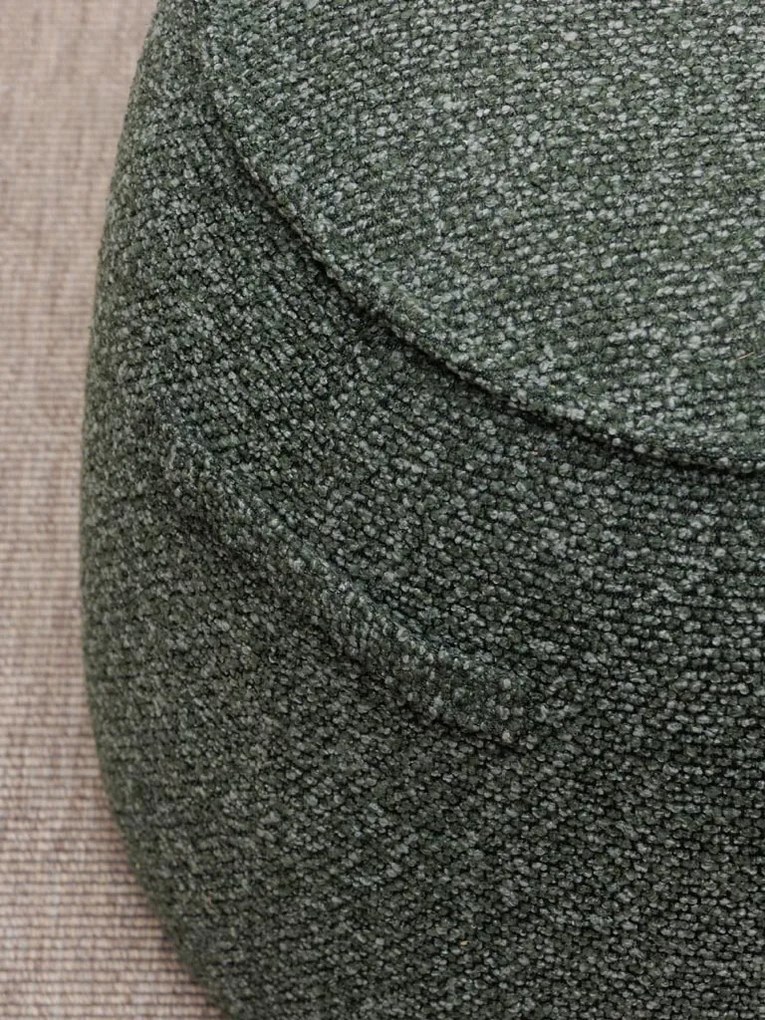 Puf verde din stofa, Mona