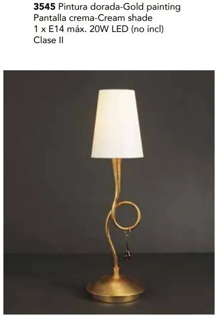 Veioza, Lampa de masa design modern Paola