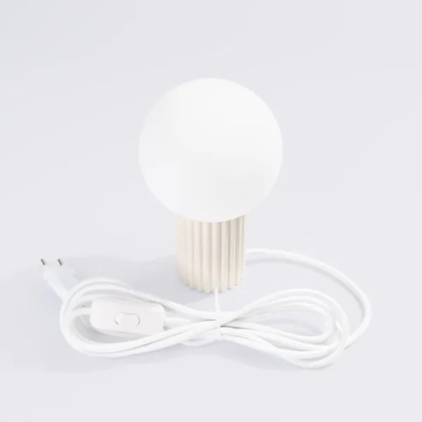 Lampă de masă Sollux SL.1721 HALO 1xG9/8W/230V d. 12 cm crem