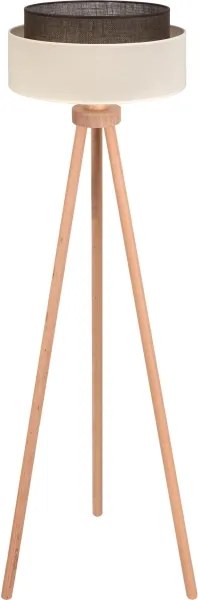 Brilagi - Lampadar LED Boho Style 1xE27/15W/230V crem/maro