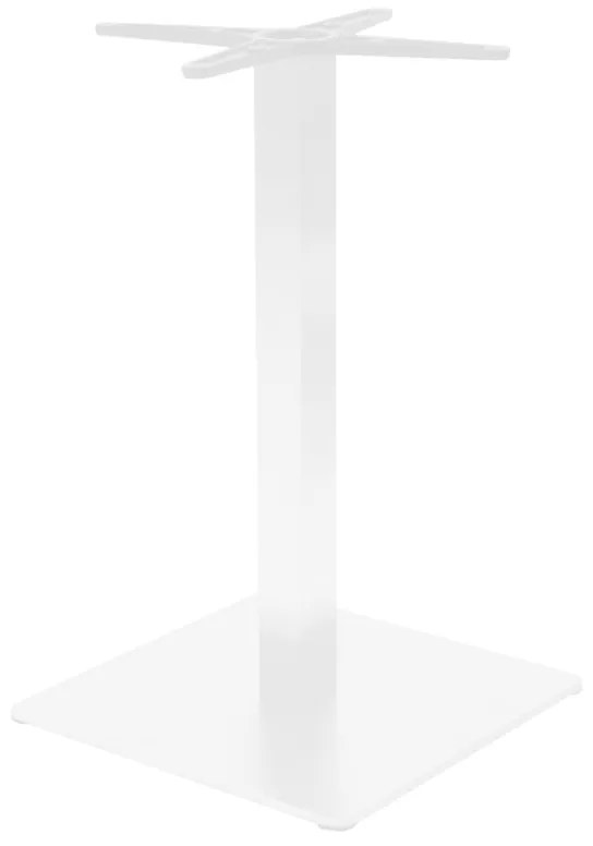 Stalp picior suport blat masa bar Stofan metal alb 45x45x108 cm
