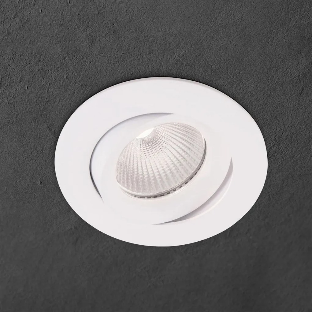 Spot incastrabil tavan directionabil CHOICE alb D-9cm