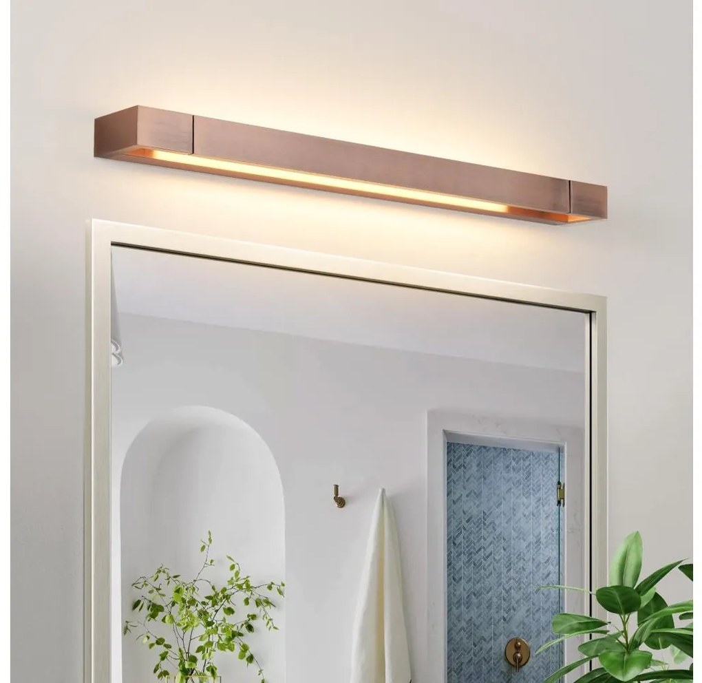 Brilagi-LED Aplica pentru oglindă de baie AQUA LINE LED/18W/230V 60 cm IP44 bronz