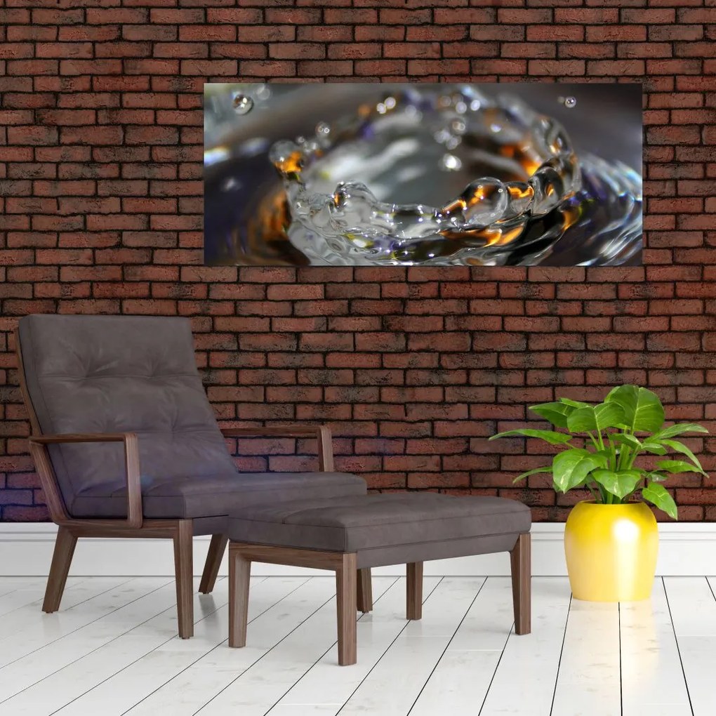 Tablou cu brățara din picături de apă (120x50 cm)