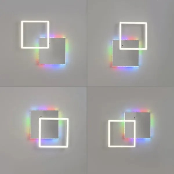 Plafonieră LED RGBW dimabilă JUST LIGHT. 11327-95 RENDA LED/31W/230V + telecomandă