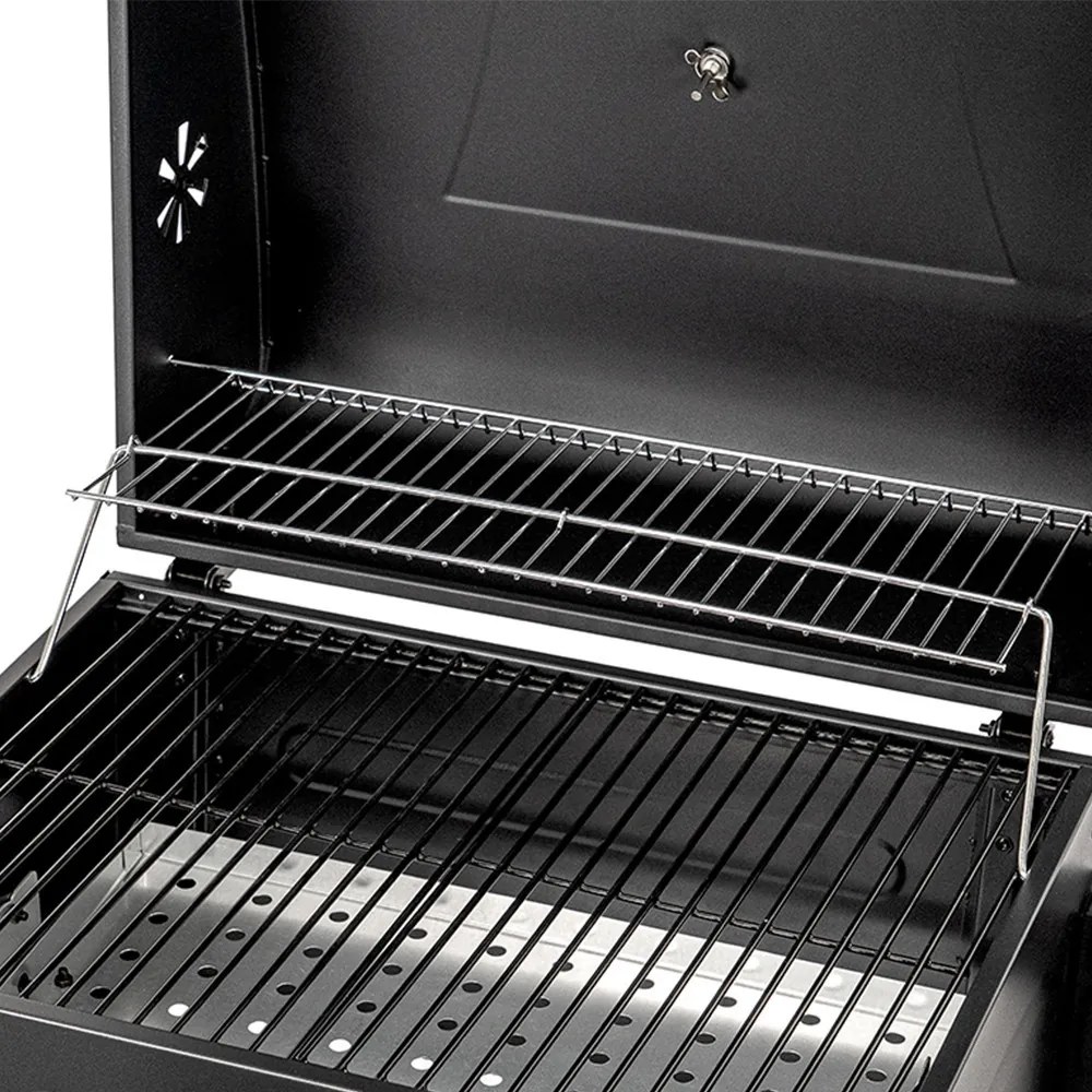 Grătar multifuncțional Helix cu cărbune de lemn