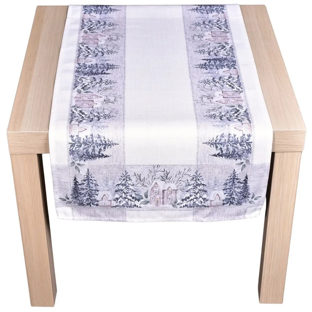 Covor de Crăciun Nostalgie de iarnă, 40 x 140 cm