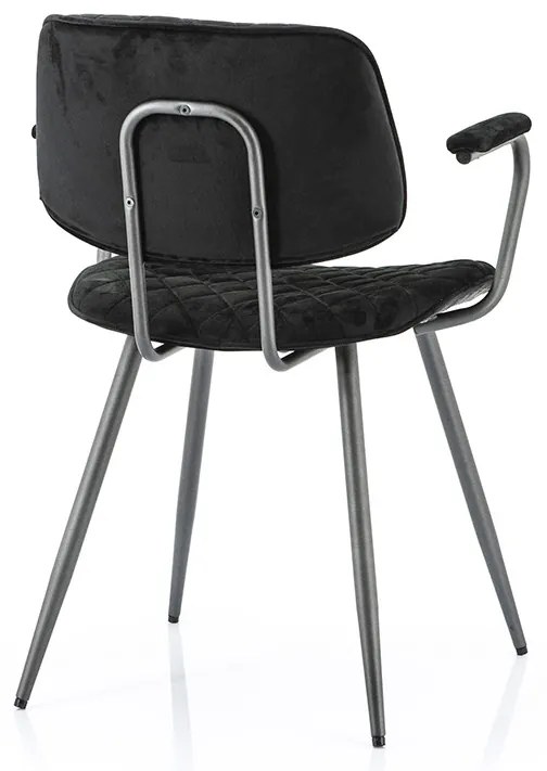 Scaun tapitat Msi negru