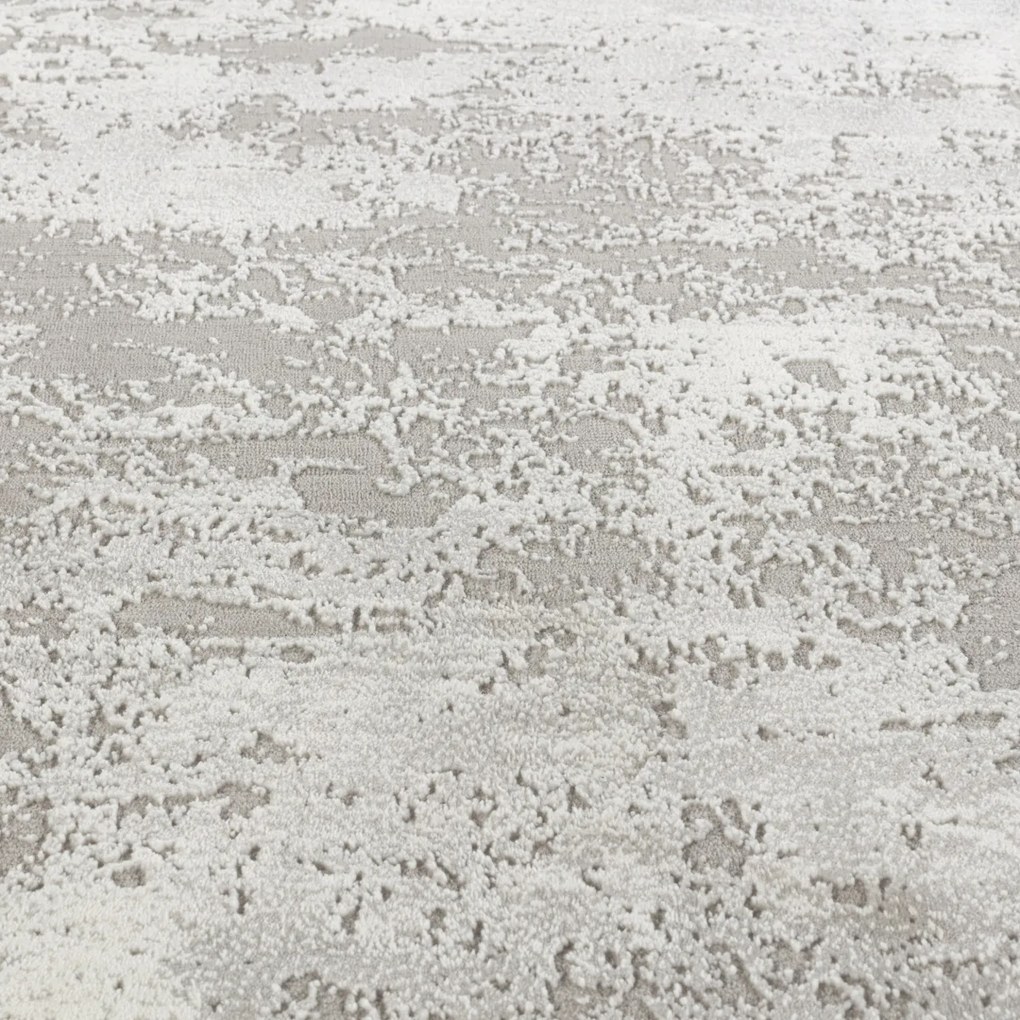 Covor Modern Living , Dormitor Dreptunghiular Anemon F032B Crem Gri (Alege dimensiunea: 100 x 200)