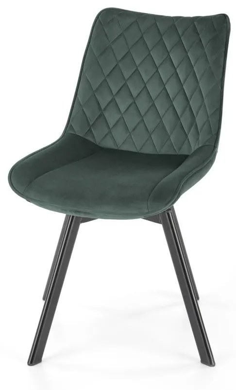 Scaun K520 velvet verde