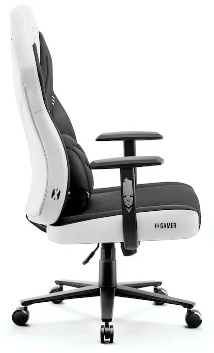 Scaun De Gaming Din Material Diablo X-Gamer: SNOW WHITE Diablochairs