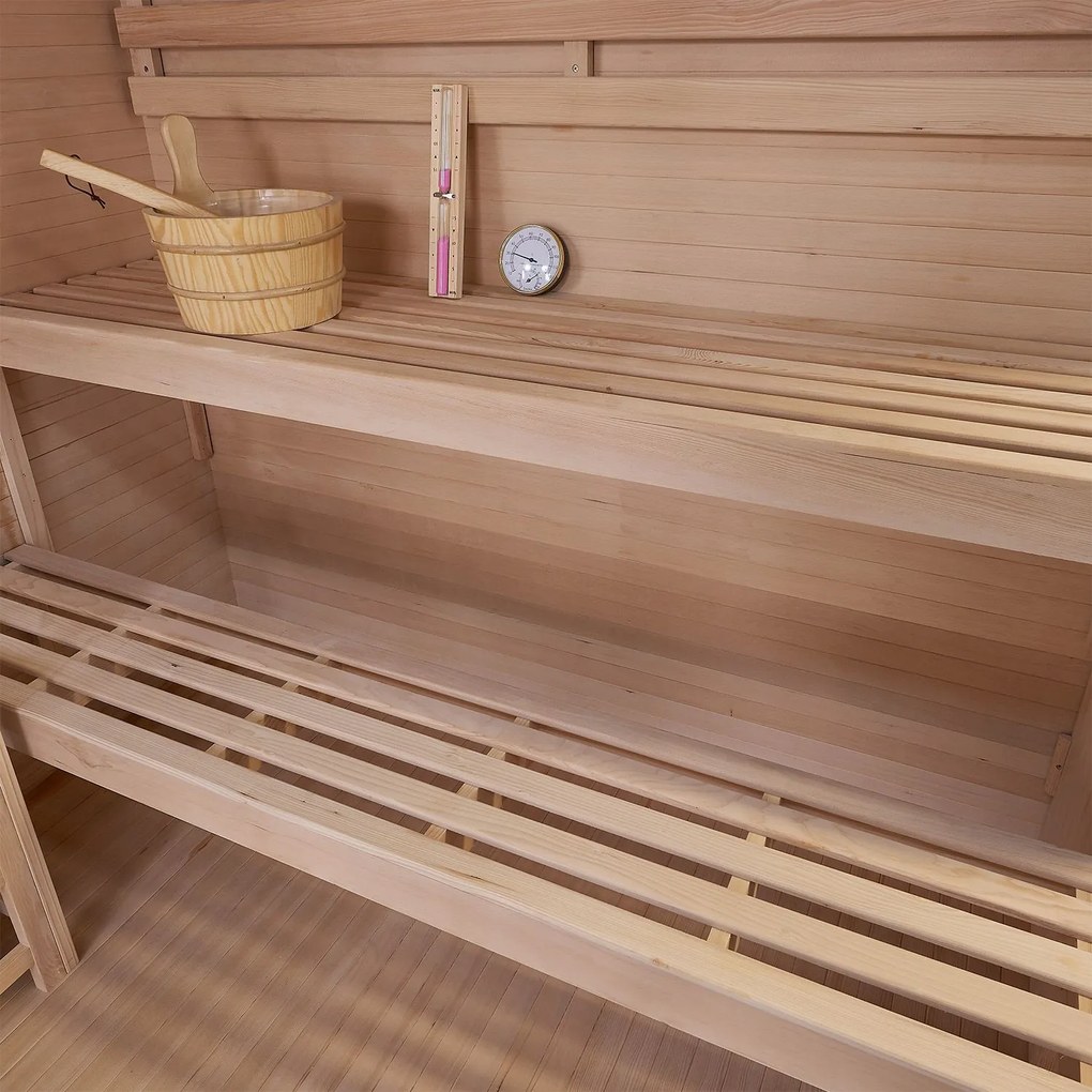 Vnútorná sauna Vantaa 175 so soľnými kameňmi