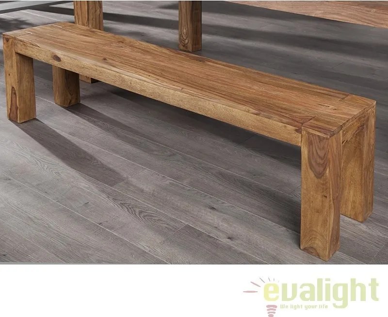 Banca din lemn de trandafir Sheesham, Makassar 160cm A-15520 VC